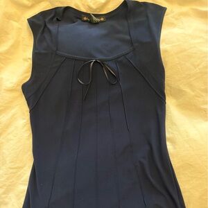 Suzie In The City Midnight Blue Top Y2K Vintage